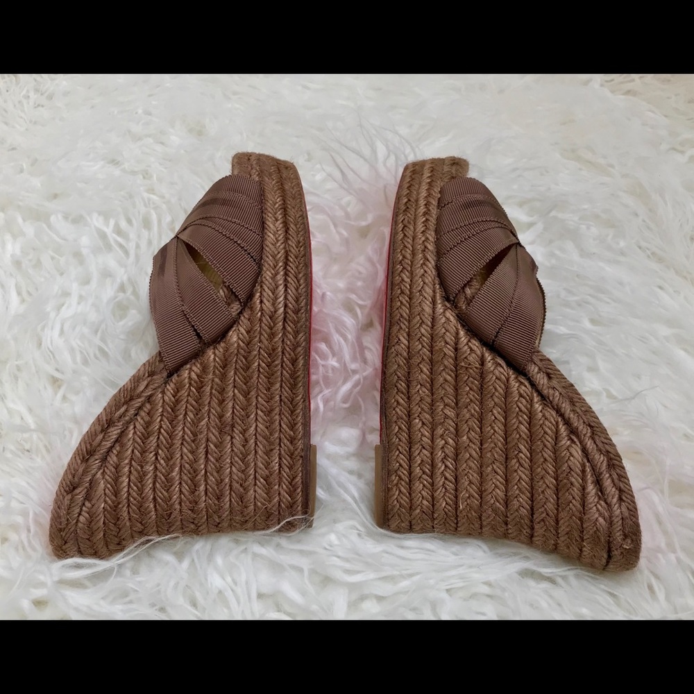 Christian Louboutin Wedge Sandals 36 - Picture 7 of 8